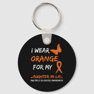 Porte-clés Porter Orange pour ma belle-fille Sclero multiple