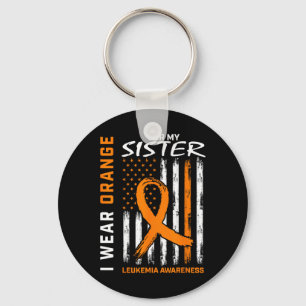 Porte-clés Portez Orange Pour Ma Soeur Sensibilisation À La L