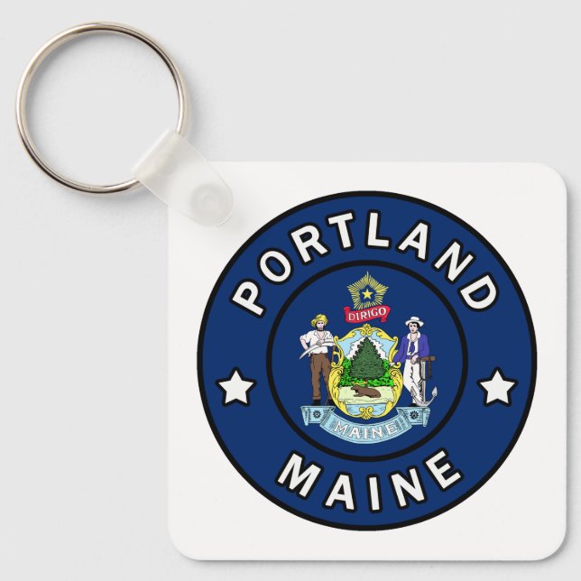 Porte-clés Portland Maine (Recto)