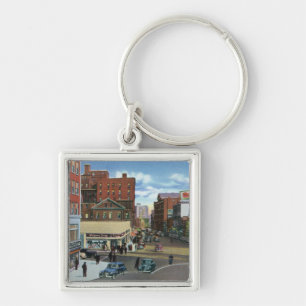 Porte-clés Portland, MaineView de carré du congrès