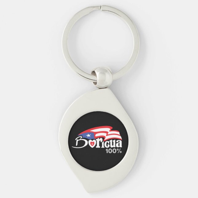 Porte-clés Porto Rico Boricua (Devant)