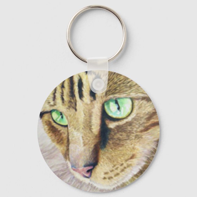 Porte-clés Portrait de chat (Recto)