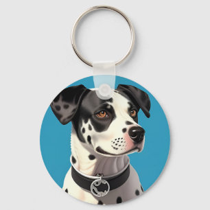 Porte-clés Portrait de Dalmatien