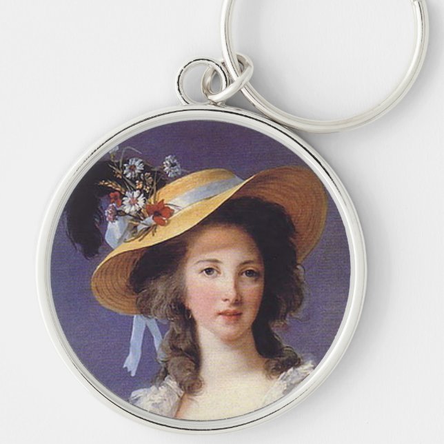 Porte-clés Portrait de Gabrielle de Polignac, comtesse frança (Devant)