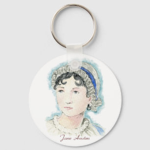 Porte-clés Portrait de Jane Austen par Alice Flynn