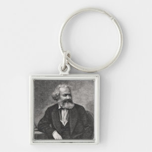 Porte-clés Portrait de Karl Marx 1857