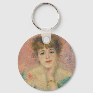 Porte-clés Portrait de l'actrice Jeanne Samary, Auguste Renoi