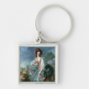 Porte-clés Portrait de Mademoiselle Guimard comme