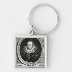 Porte-clés Portrait de médaillon de Pierre de Bourdeille