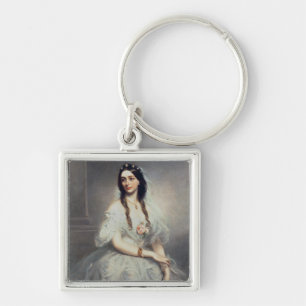 Porte-clés Portrait de Mme C.W.Stoughton (d.1907), Trois-quar