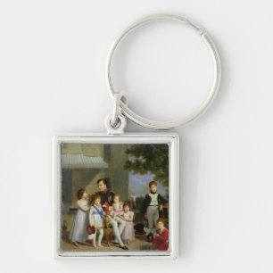 Porte-clés Portrait de Napoleon Bonaparte avec ses neveux