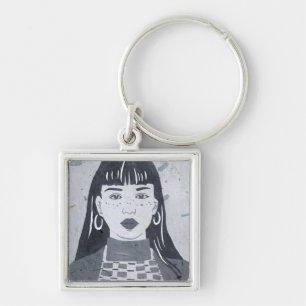 Porte-clés Portrait de nuit