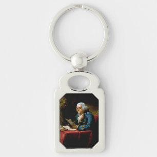 Porte-clés Portrait de pouce, Benjamin Franklin Père fondateu
