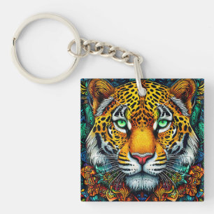 Porte-clés Portrait de tigre
