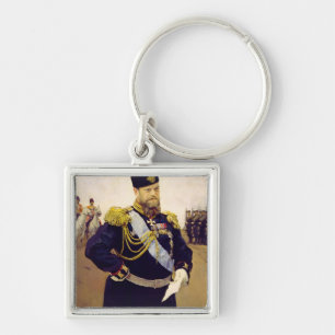 Porte-clés Portrait de tsar Alexandre III, 1900
