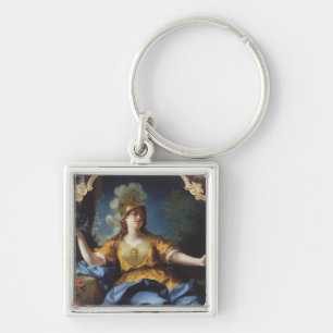 Porte-clés Portrait d'une femme comme Minerva, 1730