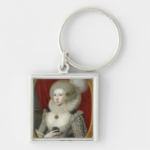 Porte-clés Portrait d'une femme, probablement coton de
