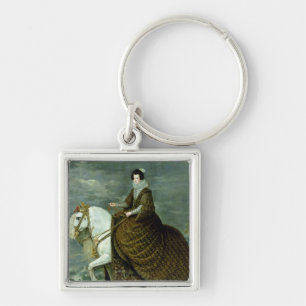 Porte-clés Portrait équestre d'Elisabeth de France