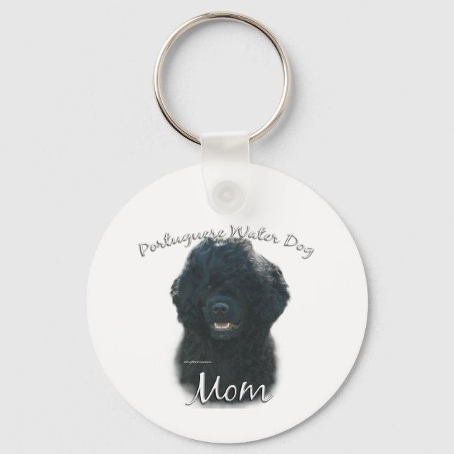 Porte-clés Portugais Water Chien Maman 2 (Recto)