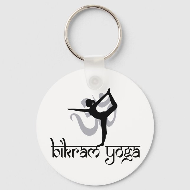 Porte-clés Pose de traction Bikram Yoga (Recto)