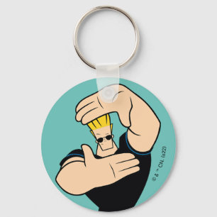 Porte-clés Pose de trame photo Johnny Bravo