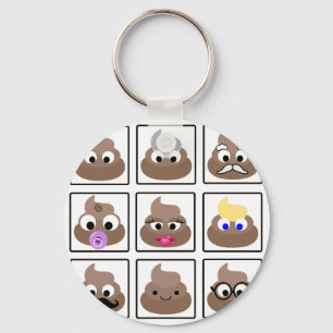 Porte-clés Poser plusieurs visages
