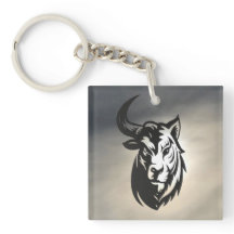 Poster brillant - half bull half tiger