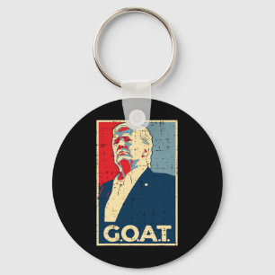 Porte-clés Poster de chèvre Trump 2024