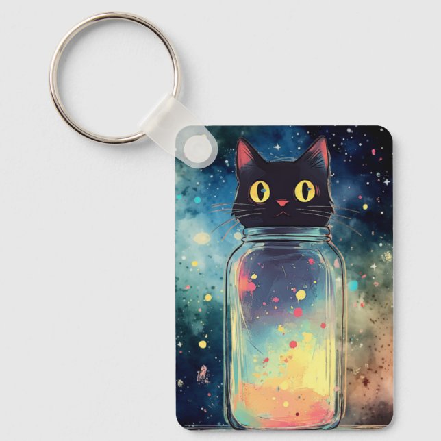 Porte-clés Pot à Chat (Recto)