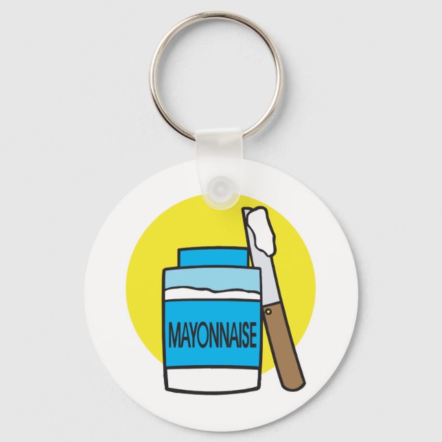 Porte-clés pot de mayonnaise (Recto)