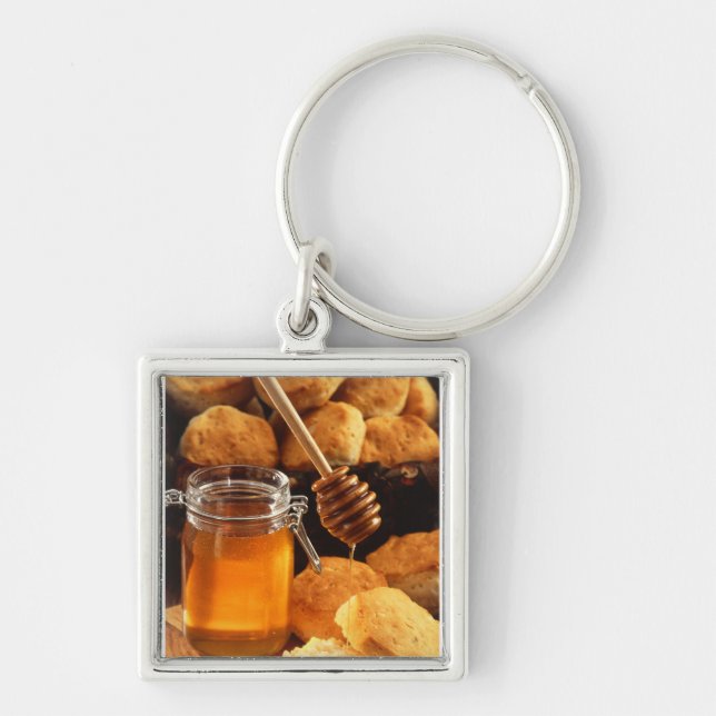 Porte-clés Pot délicieux de miel (Devant)