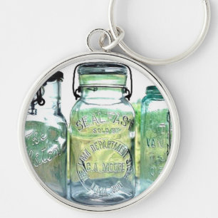 Porte-clés Pots de maçon vintages de l'Ohio de fruit