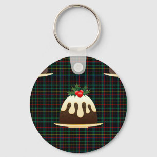 Porte-clés pouding de noël