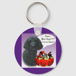 Porte-clés Poudle (noir) Bonbons d'Halloween