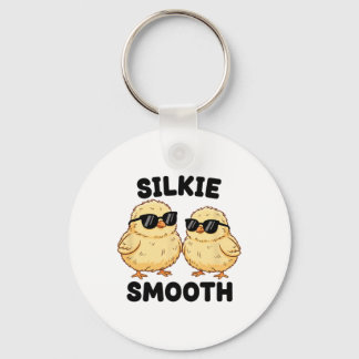 Porte-clés Poule, je suis Silkie Smooth Chicks