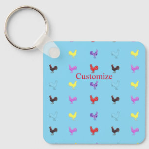 Porte-clés Poules de poulet Thunder_Cove 