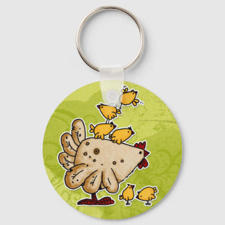 Porte-clés poulet