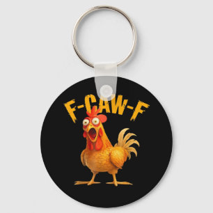 Porte-clés Poulet F-Caw-F Classique Cool Unique