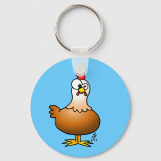 Porte-clés Poulet gai