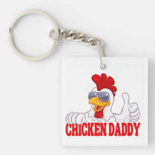 Porte-clés Poulet papa Poulet Papa Père Poulet Amant