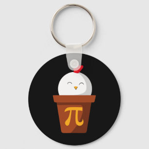 Porte-clés Poulet Pot Pie Pi Day T Chemise Math Enseignants C