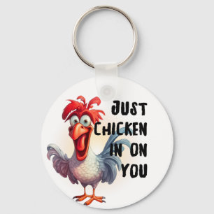 Porte-clés Poulet sur toi