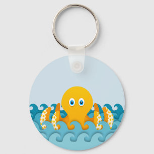 Porte-clés poulpe