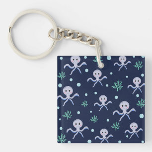 Porte-clés Poulpe sous la mer motif pour enfants