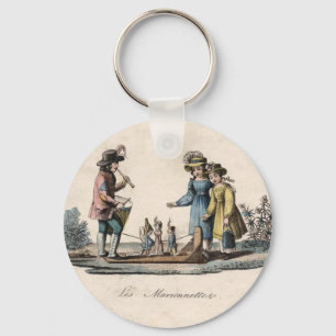 Porte-clés Poupées d'enfants vintage antiques