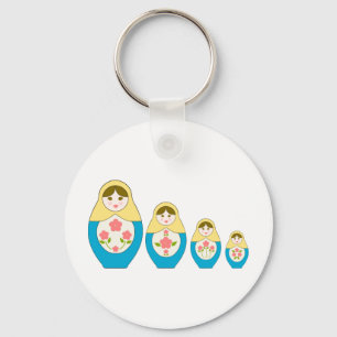 Porte-clés Poupées russes d'emboîtement de Matryoshka