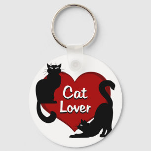 Porte-clés pour amateur de chats Cadeaux pour amat