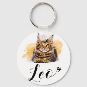 Porte-clés pour amateur de chats drôles – Cadeau p