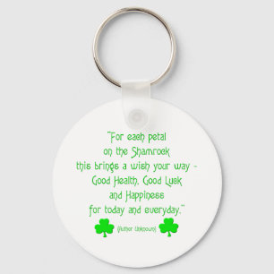 Porte-clés Pour chaque pétale sur le shamrock...
