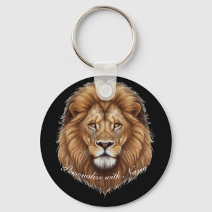 Porte-clés pour lui Lion majestueux sauvage Ajoute